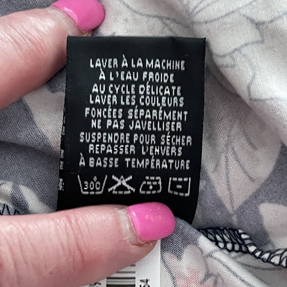 Multi-Coloured Majora Women's Long Sleeve Faux-Wrap Mini Dress - Picture 12 of 12